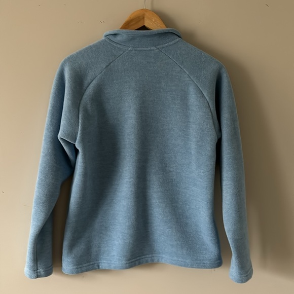 Mountain Equipment Polartek Co-Op Soft Zip T-Neck Light Blue Pullover Fleece - Picture 3 of 10